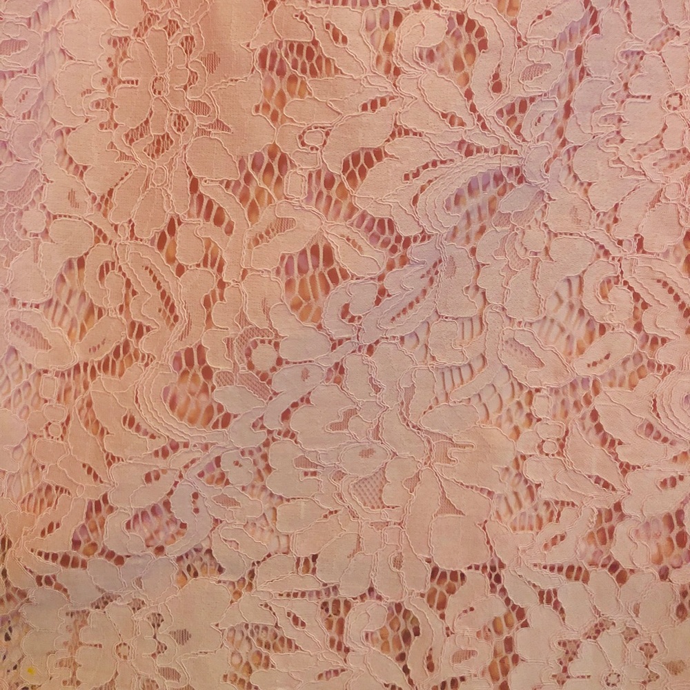 Pink lace pencil skirt - Picture 4 of 6